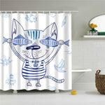 Sea Kitty Cat Shower Curtain