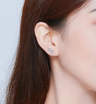 Silver Cat Earrings <br/> Cat Paw - The Cat Paradise