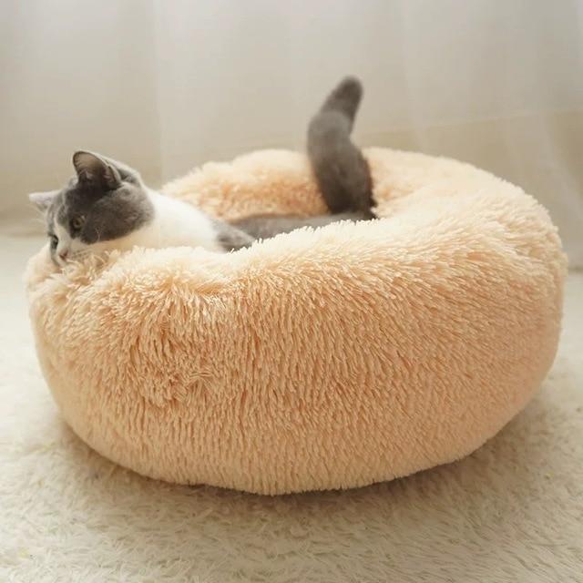 calming pet bed for cats