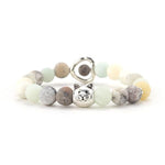 Cat Bead Bracelet - Amazonite Stones | The Cat Paradise