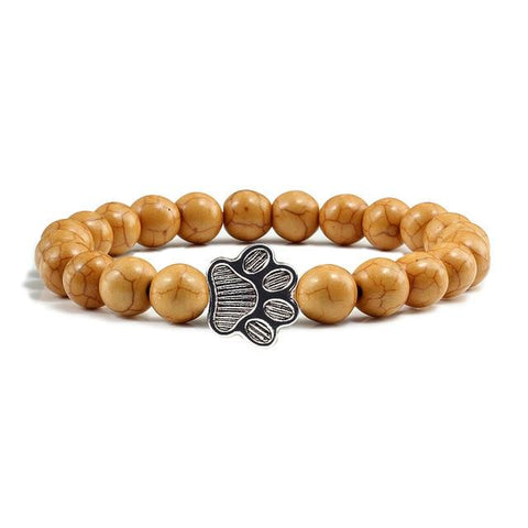 Cat Bracelet - Brown beads | The Cat Paradise