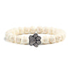 Cat Bracelet - White Beads | The Cat Paradise