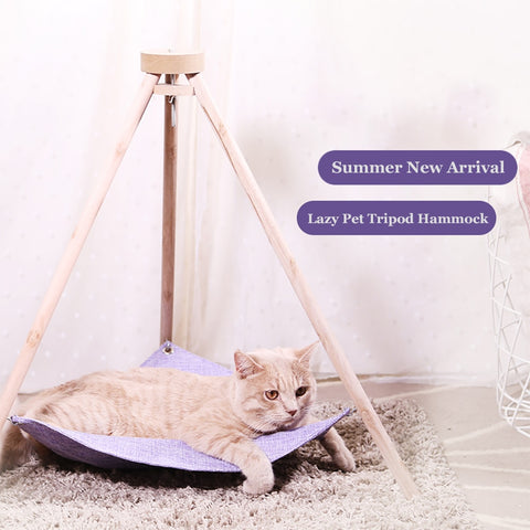 Hammock Cat Bed <br/> Simple Tripod Hammock - The Cat Paradise