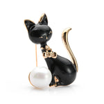 Cat Brooch <br> Sitting cat - The Cat Paradise