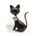 Cat Brooch <br> Sitting cat - The Cat Paradise