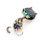 Cat Brooch <br> Crystal Cat - The Cat Paradise