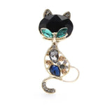 Cat Brooch <br> Crystal Cat - The Cat Paradise