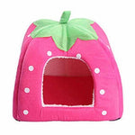 Cat Bed Cave <br/> Pink Strawberry - The Cat Paradise