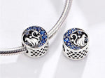 Silver Cat Charm <br> Blue Moon - The Cat Paradise