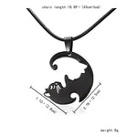 Yin Yang Cat Necklace <br> Cat Couple - The Cat Paradise