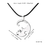 Yin Yang Cat Necklace <br> Cat Couple - The Cat Paradise