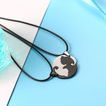 Yin Yang Cat Necklace <br> Cat Couple - The Cat Paradise