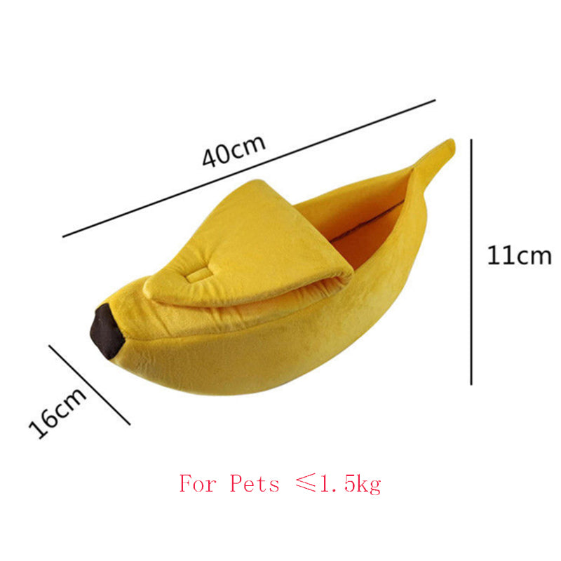 banana bed for cats - Yellow - The Cat Paradise