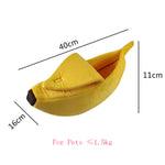 banana bed for cats - Yellow - The Cat Paradise