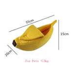 banana peel cat bed - Yellow - The Cat Paradise