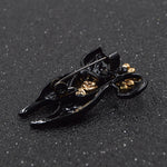 Cat Brooch <br> Royal Black Cat