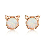 Silver Cat Earrings <br/> Cute Cat Ears - The Cat Paradise