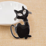 Cat Brooch <br> Witch's Black Cat