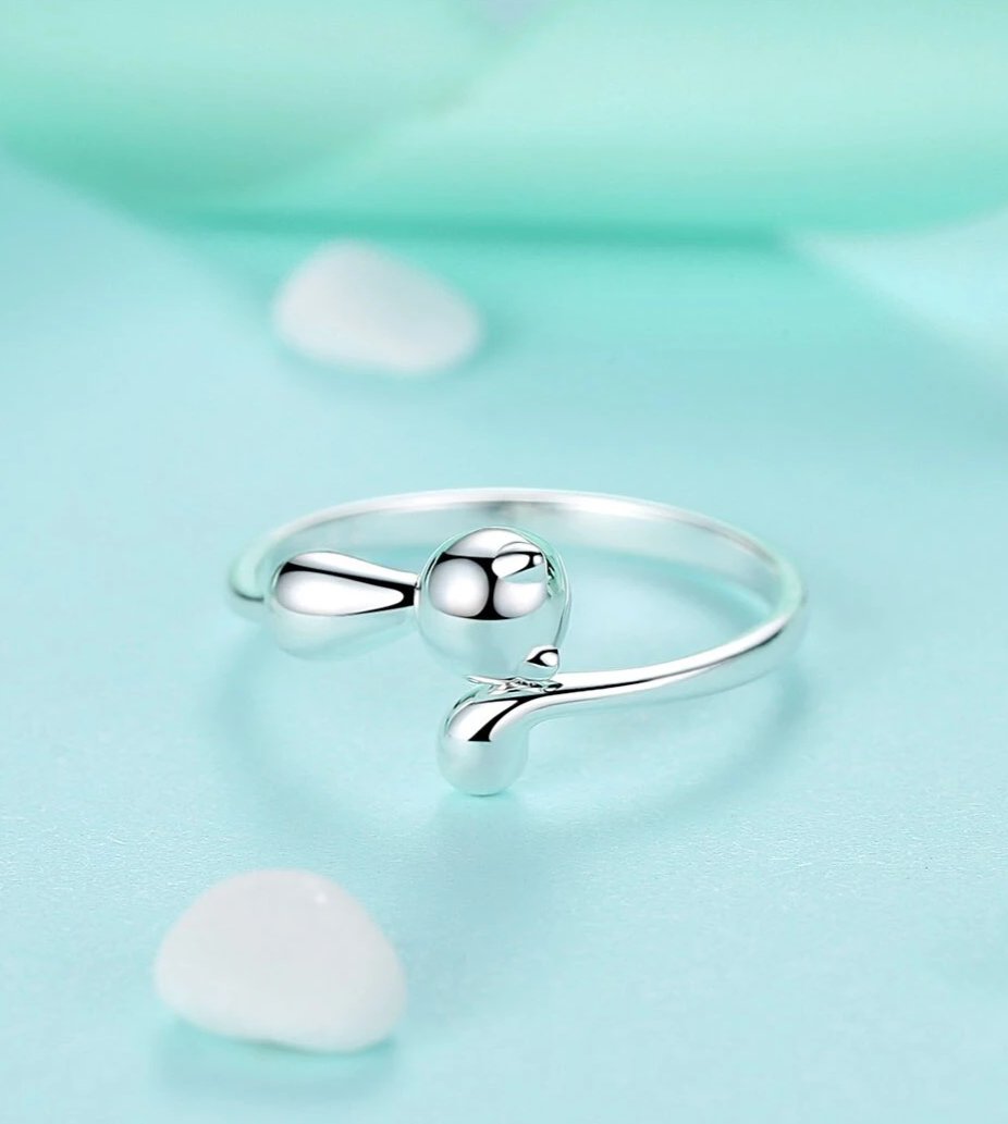 Silver Cat Ring <br/> Lovely Cat - The Cat Paradise