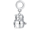 Silver Cat Charm <br/> Lucky cat - The Cat Paradise