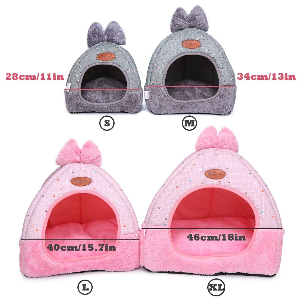 Cat Bed Cave <br/> Small Cat House Pink - The Cat Paradise