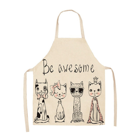 Cat Apron <br> Be Awesome - The Cat Paradise