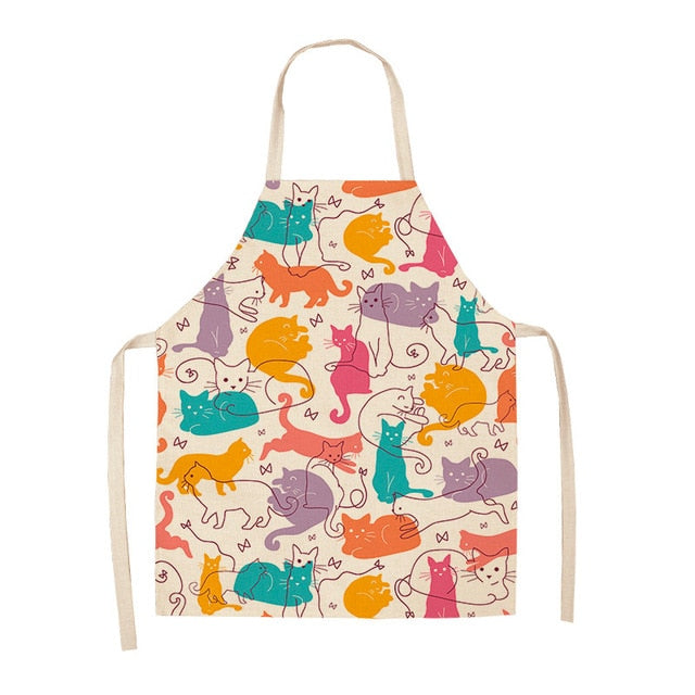 Cat Apron <br> Multicoloured cats - The Cat Paradise