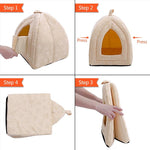 Cat Bed Cave <br/> Brown  Cat Paw - The Cat Paradise