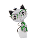 Cat Brooch <br> Opal Nerd Cat