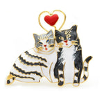 Cat Brooch - Cats in love - The Cat Paradise