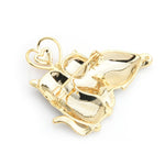 Under Cat Brooch - Cats in love - The Cat Paradise