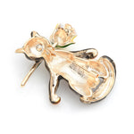 Under cat brooch