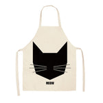 Cat Apron <br> Meow Black Cat - The Cat Paradise