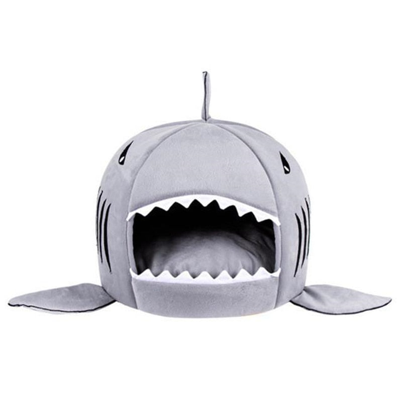 shark mouth cat bed