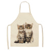 Cat Apron <br> 2 Kittens watching - The Cat Paradise