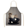 Cat Apron <br> Kittens in a cup - The Cat Paradise