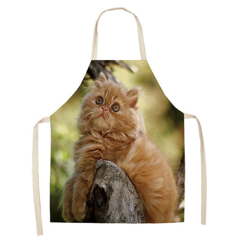 Cat Apron <br> Cat watching - The Cat Paradise