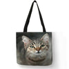 Cat Tote Bag - Grey kitten - The Cat Paradise