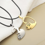 Yin Yang Cat Necklace <br> Cat Couple - The Cat Paradise