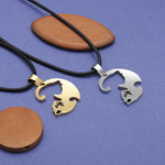 Yin Yang Cat Necklace <br> Cat Couple - The Cat Paradise