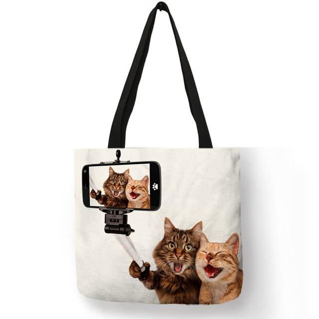 Cat Tote Bag <br> Cats that make a selfie - The Cat Paradise