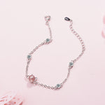 Silver Cat Bracelet <br> Pink Crystal - The Cat Paradise