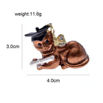 Cat Brooch - Student Cat - dimension