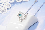 Silver Cat Bracelet <br> Cat with blue eye - The Cat Paradise