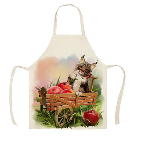 Cat Apron <br> Cat on a carriage - The Cat Paradise