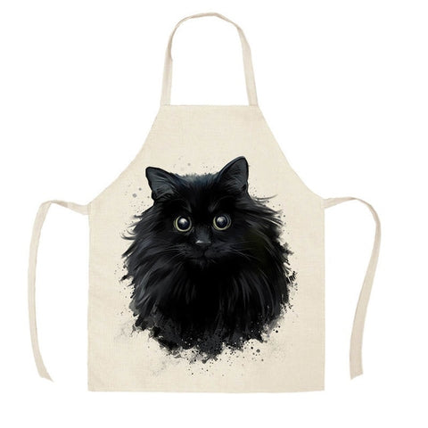 Cat Apron <br> Black Cat - The Cat Paradise