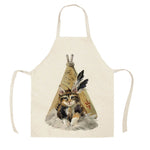 Cat Apron <br> Indian cat  & tepee - The Cat Paradise