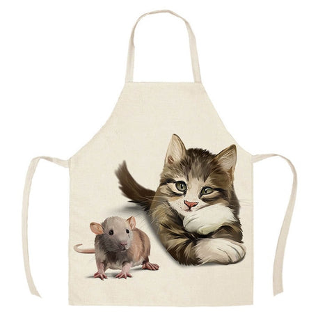 Cat Apron <br> Cat and a mouse - The Cat Paradise