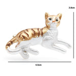 Cat Brooch <br> Lying cat - The Cat Paradise