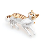 Cat Brooch <br> Lying cat - The Cat Paradise